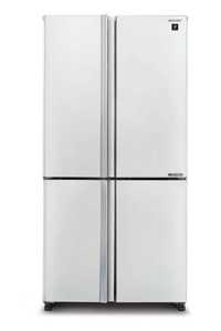 מקרר 4 דלתות 608 ליטר Sharp דגם SJ-9160-W לבן שבת גלאט שארפ