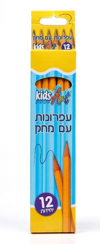 12 עפרונות עם מחק