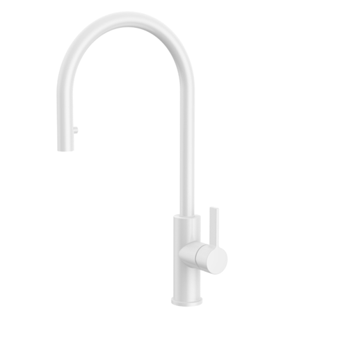 ברז מטבח נשלף SHONY דגם מייבל גוון: לבן מט 50291