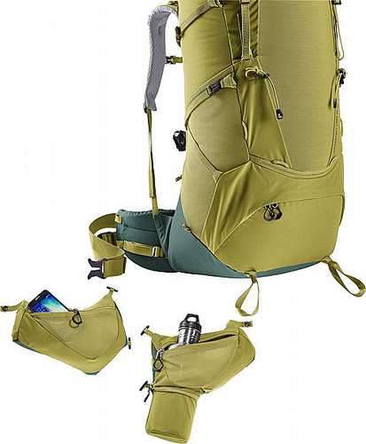 תרמיל מסע - Deuter Aircontact Core 60+10 - ירוק