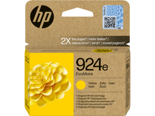 ראש דיו צהוב מקורי HP 924e EvoMore (4K0U9NE)
