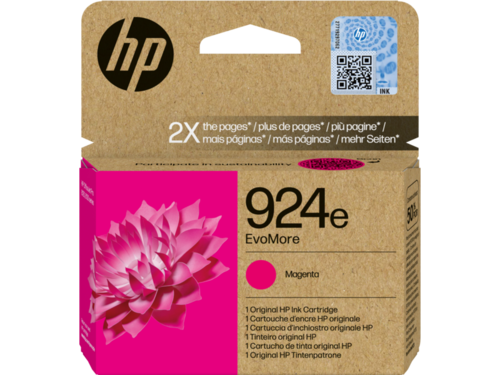ראש דיו מגנטה מקורי HP 924e EvoMore (4K0U8NE)