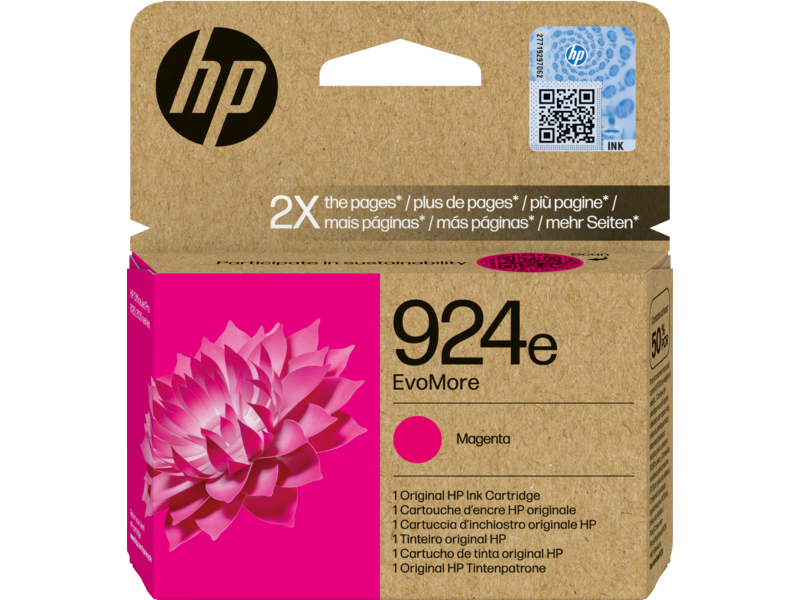 ראש דיו מגנטה מקורי HP 924e EvoMore (4K0U8NE)