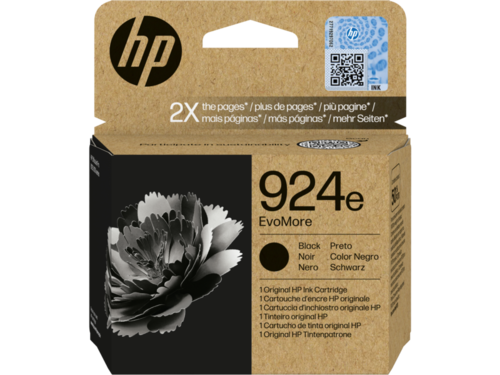 ראש דיו שחור מקורי HP 924e EvoMore (4K0V0NE)