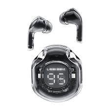 אוזניות TWS Acefast T8 Crystal ice black luetooth earbuds -Blutooth