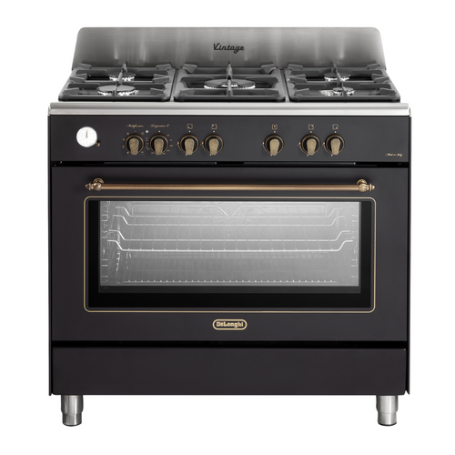 תנור משולב כיריים בעיצוב וינטג' DeLonghi PEMA965CIL