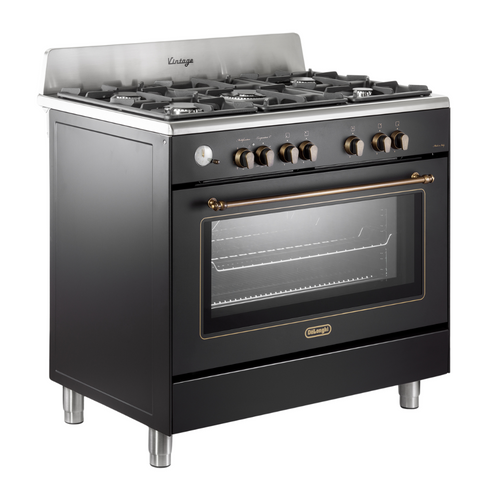 תנור משולב כיריים בעיצוב וינטג' DeLonghi PEMA965CIL