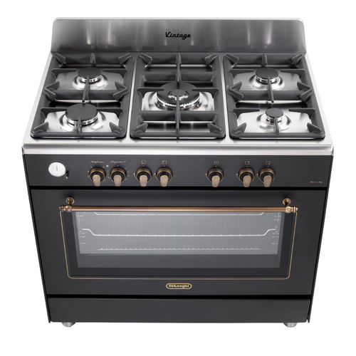 תנור משולב כיריים בעיצוב וינטג' DeLonghi PEMA965CIL