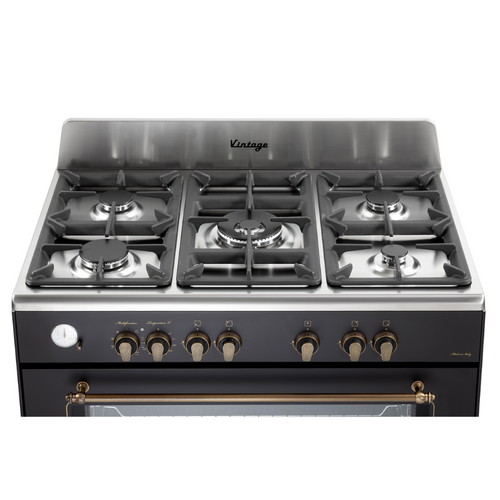 תנור משולב כיריים בעיצוב וינטג' DeLonghi PEMA965CIL