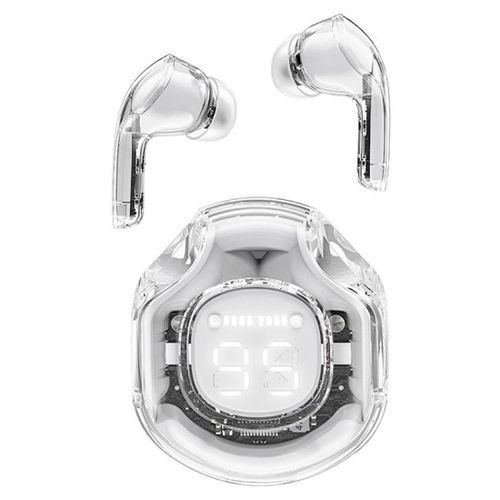 אוזניות Acefast T8 Crystal alfalfa purple luetooth earbuds- Blutooth