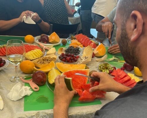 סדנת עיצוב מגשי פירות