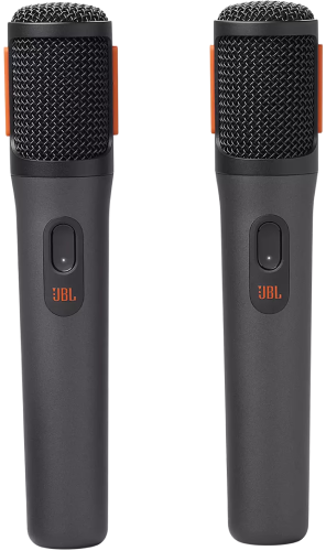 זוג מיקרופונים אלחוטיים JBL PartyBox Wireless Mic