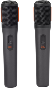 זוג מיקרופונים אלחוטיים JBL PartyBox Wireless Mic