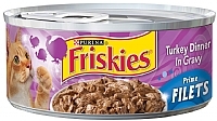 פריסקיז שימורים לחתולים פילה הודו ברוטב Friskies Chicken Fillet in Gravy