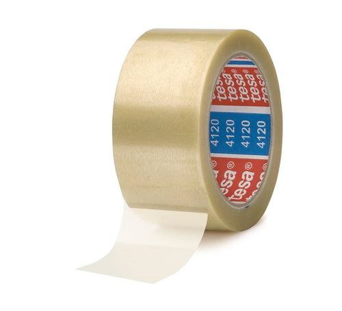 סרט הדבקה PVC שקוף חזק טסה 4122 - 66 מ'