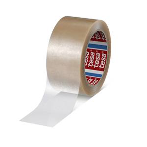 סרט הדבקה PVC שקוף חזק במיוחד טסה 4124 - 66 מ'