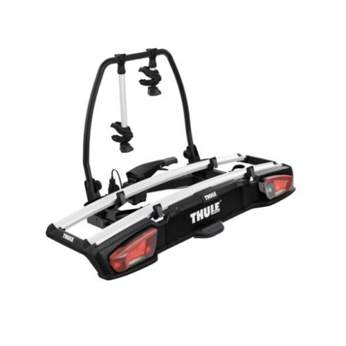  Thule VeloSpace 938 XT מנשא וו גרירה 2-3 זוגות אופניים שחור ואלומיניום