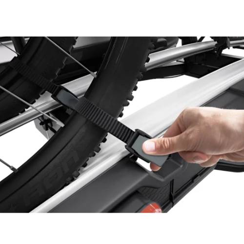  Thule VeloSpace 938 XT מנשא וו גרירה 2-3 זוגות אופניים שחור ואלומיניום