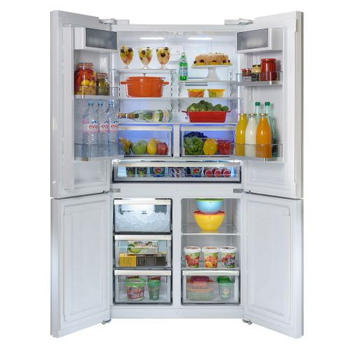 מקרר 4 דלתות 535 ליטר BLOMBERG דגם KQD1621GB זכוכית שחורה