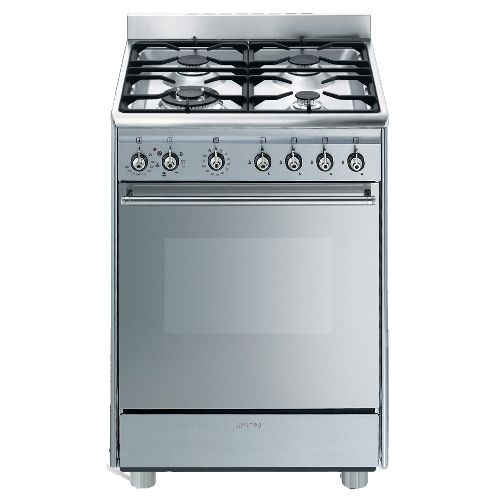 ‏תנור משולב כיריים Smeg SSA60MX9