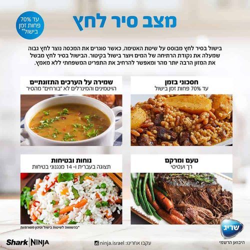 סיר לחץ NINJA ONE LID OL553 נינג’ה