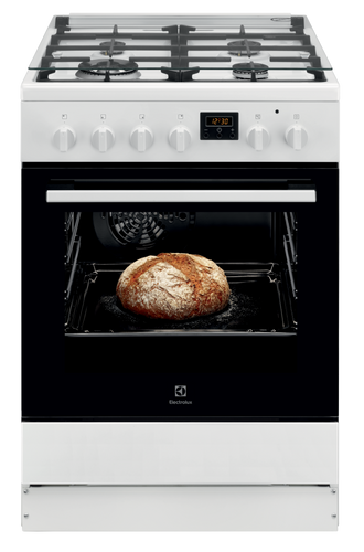 ‏תנור משולב כיריים Electrolux LKK620200W אלקטרולוקס