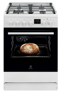 ‏תנור משולב כיריים Electrolux LKK620200W אלקטרולוקס