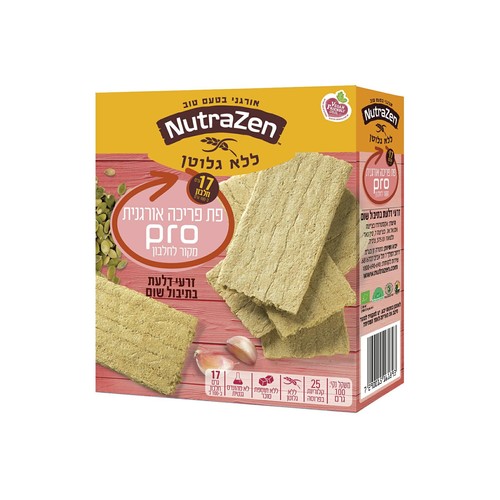פת פריכה אורגנית PRO ללא גלוטן זרעי דלעת בתיבול