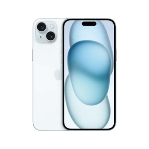 אייפון Apple iPhone 15 128GB, צבע Blue כחול, ללא מטען וללא אוזניות, שנה אחריות יבואן רשמי