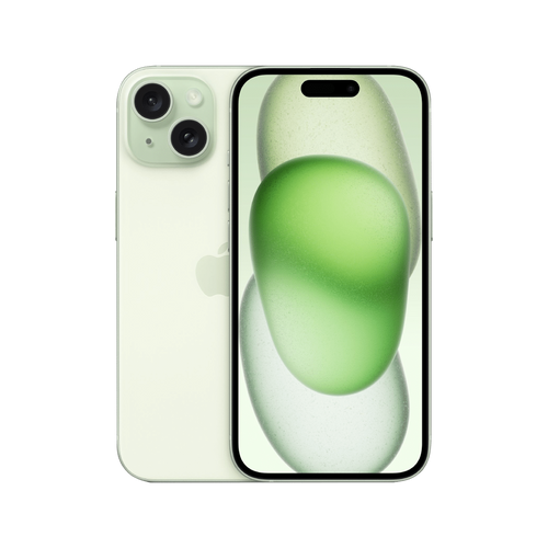 אייפון Apple iPhone 15 Plus 128GB, צבע Green ירוק, ללא מטען וללא אוזניות, שנה אחריות יבואן רשמי
