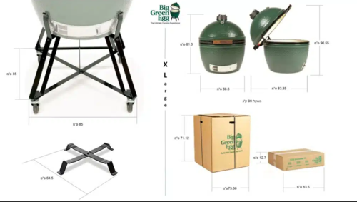 מעשנת פחם Big Green Egg - דגם XLarge