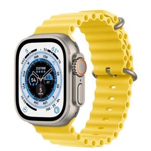 שעון חכם Apple Watch Ultra 49mm GPS + Cellular צבע שעון Titanium Case צבע רצועה Yellow Ocean Band