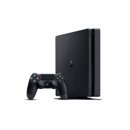 קונסולת משחק Sony PlayStation 4 Slim 500GB צבע שחור, אחריות שנה יבואן רשמי