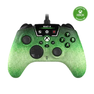 בקר חוטי Turtle Beach React-R למחשב ול-Xbox Series X/S/One - צבע ירוק שנה אחריות ע"י היבואן הרשמי