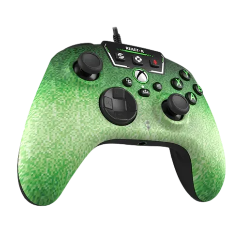 בקר חוטי Turtle Beach React-R למחשב ול-Xbox Series X/S/One - צבע ירוק שנה אחריות ע