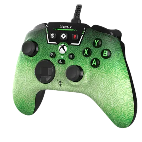 בקר חוטי Turtle Beach React-R למחשב ול-Xbox Series X/S/One - צבע ירוק שנה אחריות ע
