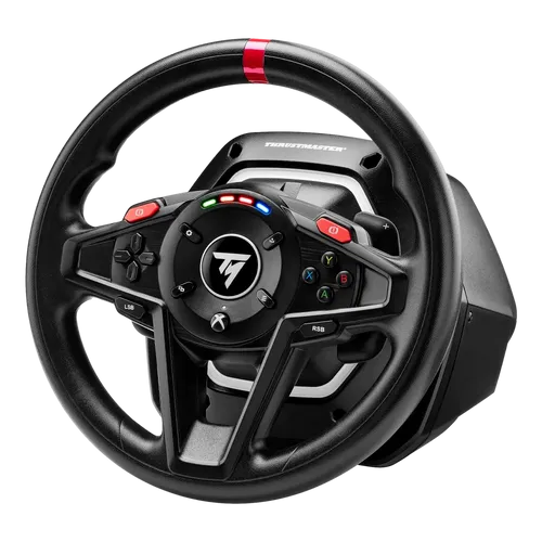 הגה מרוצים עם היזון חוזר ודוושות מגנטיות T128 Force Feedback PS4/5/PC אחריות שנה יבואן רשמי