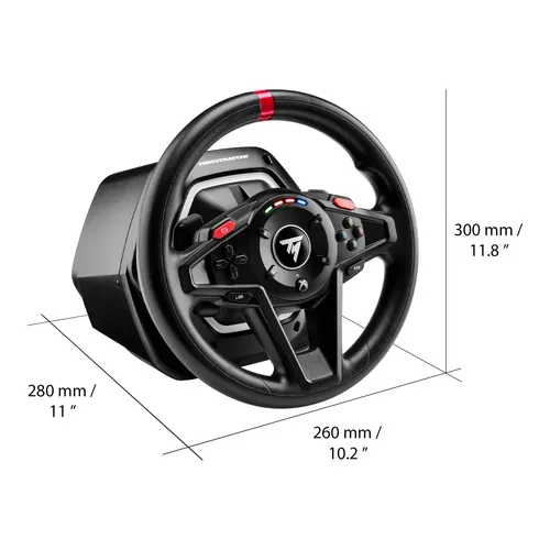 הגה מרוצים עם היזון חוזר ודוושות מגנטיות Thrustmaster T128X מתאים לXbox One/Series וPC