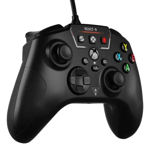 בקר חוטי Turtle Beach React-R למחשב ול-Xbox Series X/S/One - צבע שחור שנה אחריות ע