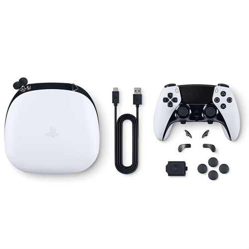 בקר מקורי אלחוטי לבן DualSense Edge Wireless Controller for PS5, שנה אחריות יבואן רשמי