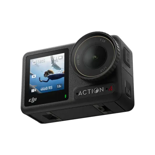 מצלמה DJI Osmo Action 4 Standard Combo, שנה אחריות ע״י היבואן הרשמי