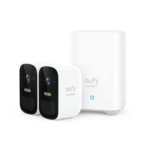 ערכת 2 מצלמות חכמות 2K + רכזת דגם eufy Security eufyCam 2C Pro Kit T8861