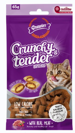 חטיף כריות לחתולים עם סלמון 65 גרם מבצע 3+1