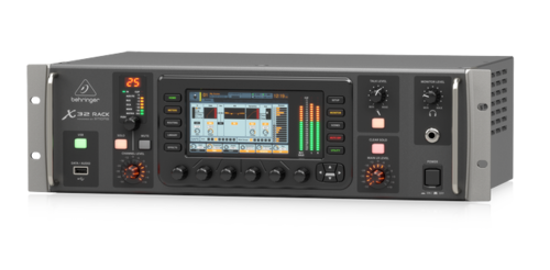 מיקסר דיגיטלי Behringer X32 Rack – 40 ערוצים, 25 Bus ו-16 קדם-מגברי Midas
