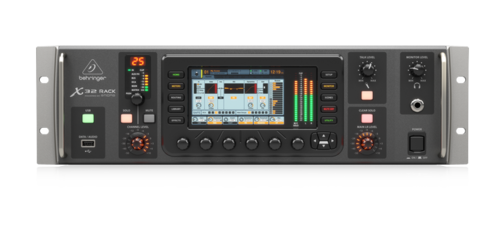 מיקסר דיגיטלי Behringer X32 Rack – 40 ערוצים, 25 Bus ו-16 קדם-מגברי Midas