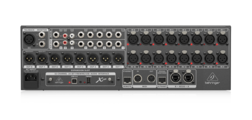 מיקסר דיגיטלי Behringer X32 Rack – 40 ערוצים, 25 Bus ו-16 קדם-מגברי Midas