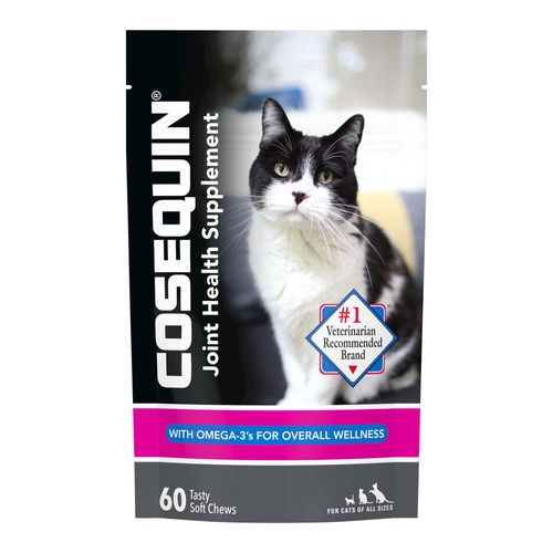 קוסקווין תוסף מפרקים בחטיפים לחתול 60 יח' Cosequin Nutramax