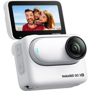 מצלמת אקסטרים Insta360 GO 3S Action Camera (128GB, Arctic White)