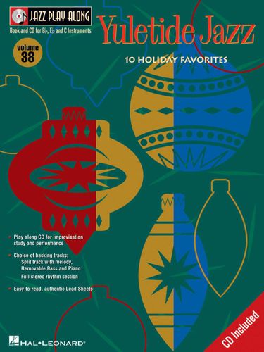 ספר תווים Yuletide Jazz: Jazz Play-Along Volume 38 - Book/CD