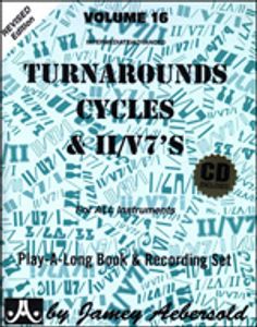 ספר תווים Aebersold, Volume 16 - Turnarounds, Cycles